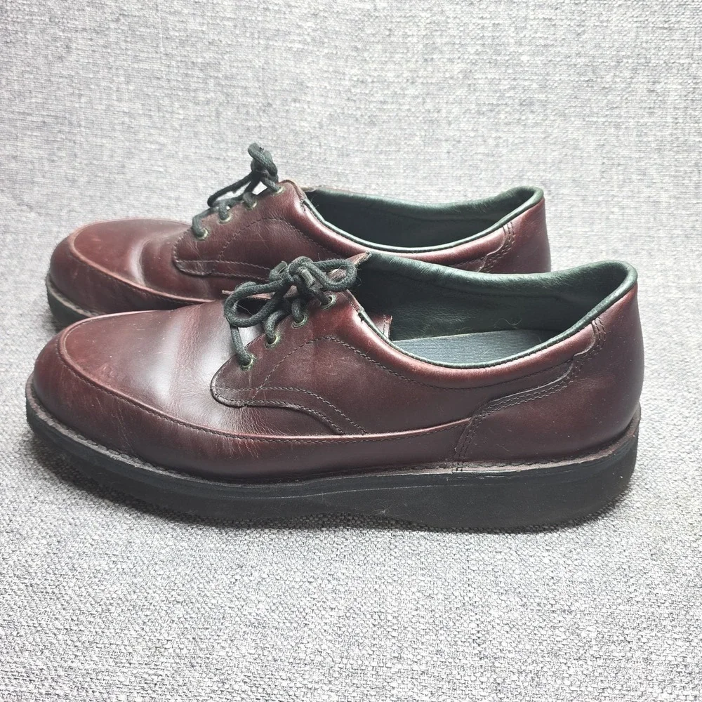 Footonic II Eva-Tech Men's Brown Oxford Leather Shoes 10.5 EE